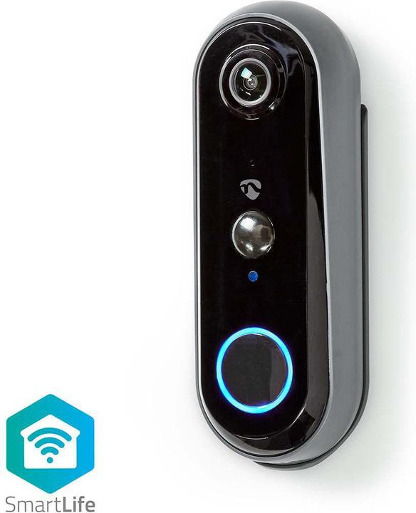 Produktbild Nedis Smartlife Video-Türsprechanlage Wi-Fi Batteriebetrieben AndroidT / IOS Full HD 1080p Cloud / m (WLAN)