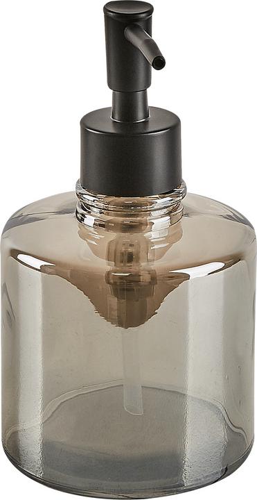 Produktbild Beliani Badezimmer Set 3-teilig Glas grau MANAGUA (10 x 10 x 16 cm)