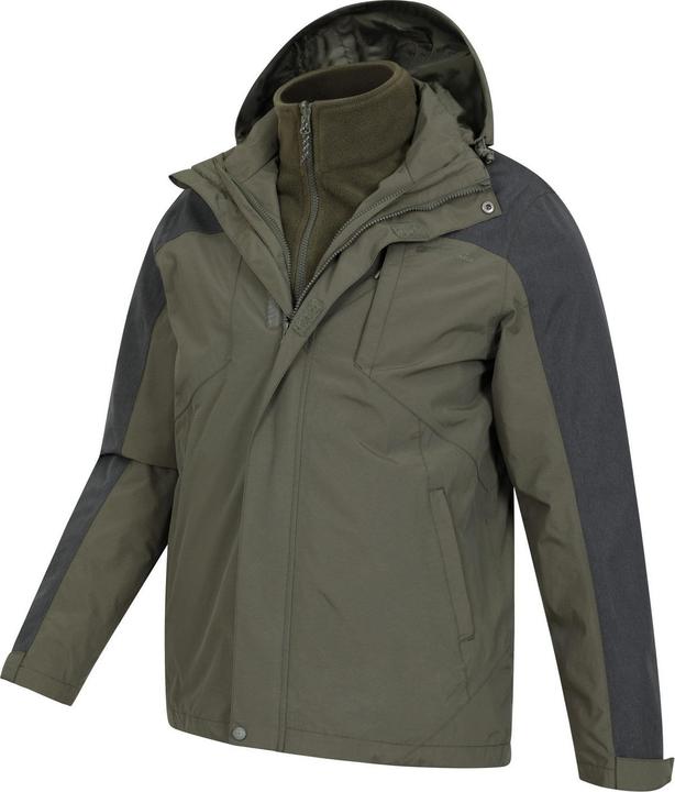 Immagine prodotto Mountain Warehouse District Extreme Giacca Impermeabile 3 In 1 Uomo (XXS)