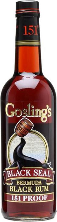 Actual product image Gosling's Black Seal 151 Proof (1 x 75 cl)