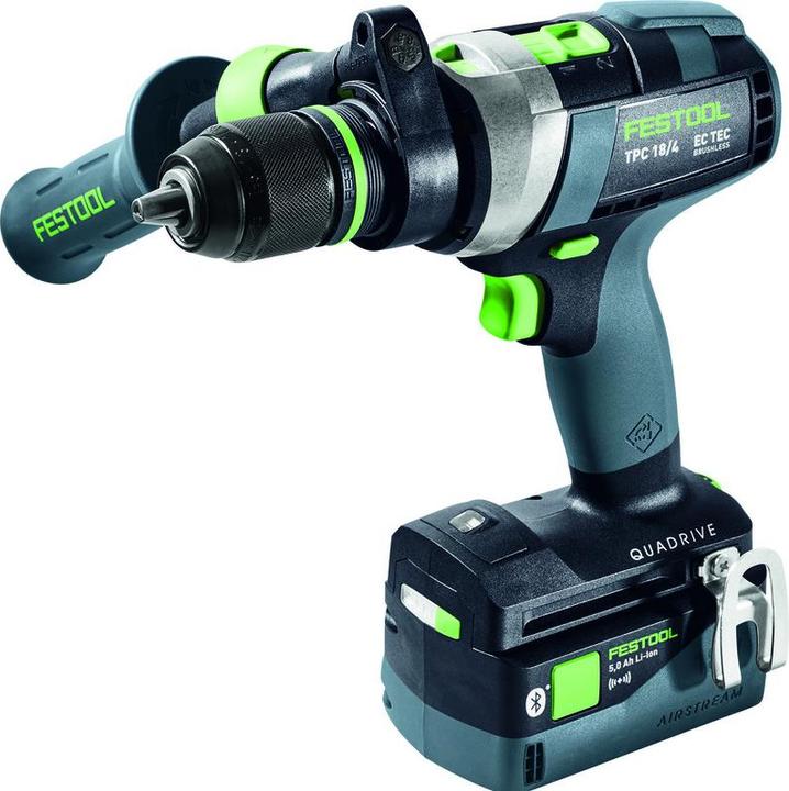 Actual product image Festool Battery-powered impact drill TPC 18/4 5.0/4.0 I-Set (Rechargeable battery operated)