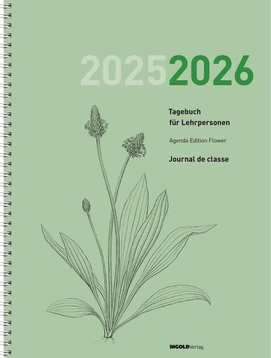Produktbild Agenda Edition Flower 2025/26 (23 x 30.5 cm, Deutsch, Französisch)