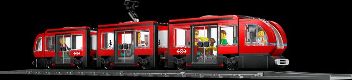 Actual product image LEGO Tram with stop (60423, LEGO City)