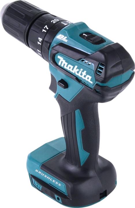 Produktbild Makita DHP 483 Z Akku Schlagbohrschrauber 18 V 40 Nm Brushless + 22 tlg. Bit Set - ohne Akku, ohne (Akkubetrieb)