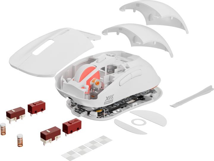 Actual product image Genesis Mysz Mysz Dla Graczy Zircon Xiii Custom Bezprzewodowa 26000dpi Biała Gamingowa (Cable)