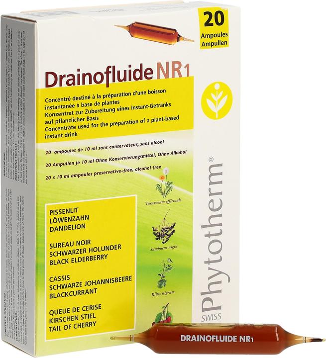 Image du produit Drainofluid Drainofluide Ampullen Niere (1 pièce(s), Ampoules, 362 g)