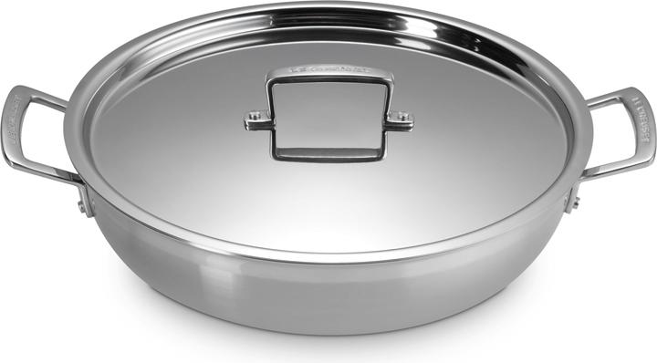 Le Creuset Profipfanne (Bräter + Schmortopf, Edelstahl)
