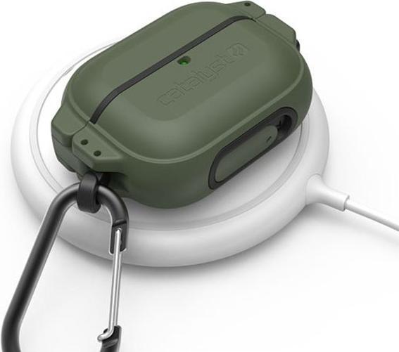 Image du produit Catalyst Total Protection Airpods Pro Étui étanche IP68 - Vert kaki (Manchon pour casque d'écoute)