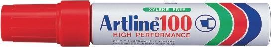 Image du produit Artline EK-100, Red, Chisel tip, Multicolour, Aluminium, Bold, 1.2 cm (Multicolore, 12 mm)