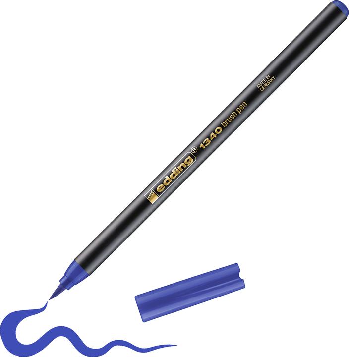 Produktbild Edding Brushpen 1340 (Blau, 1 x)