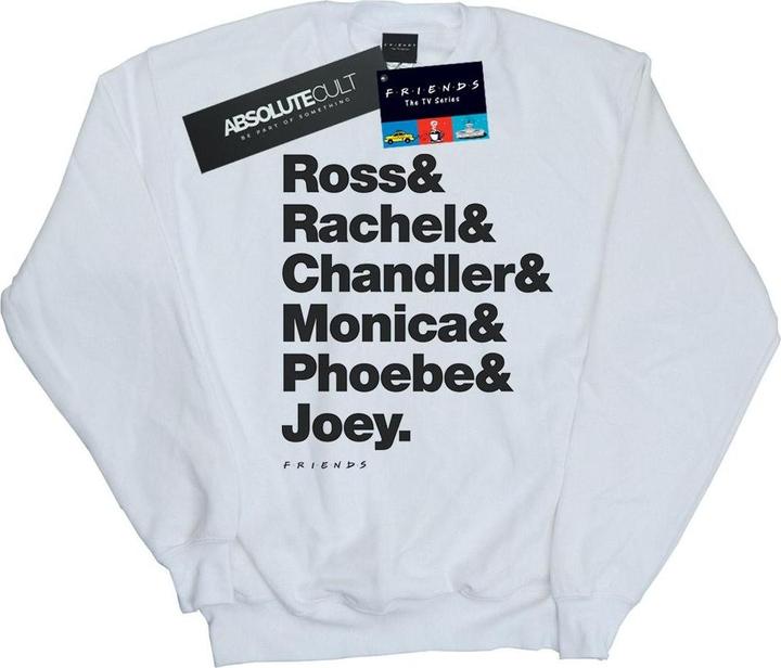 Friends First Names Text Sweatshirt