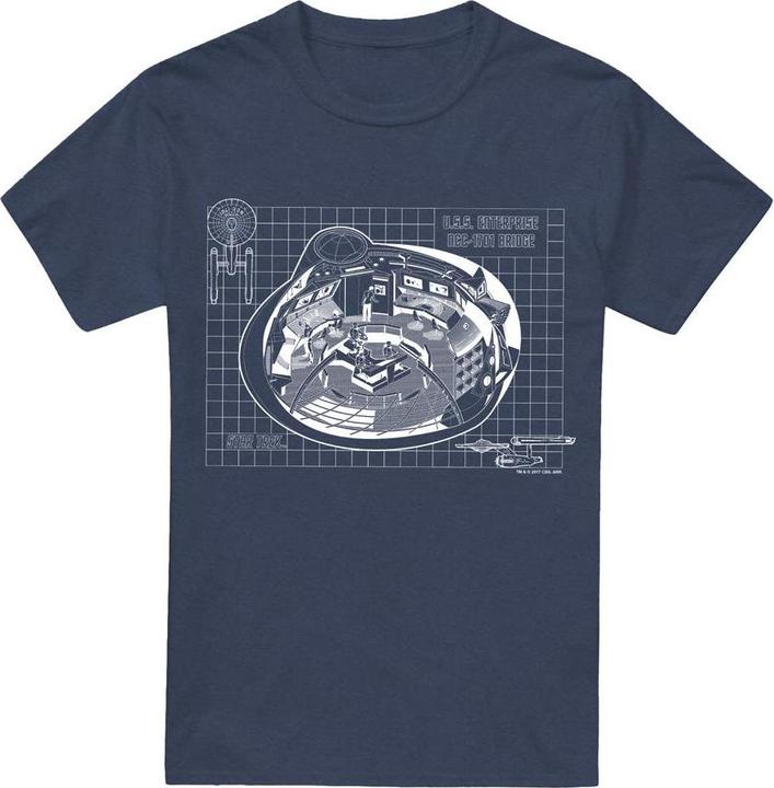 Actual product image Unisex Adult Bridge Print T-Shirt (L)