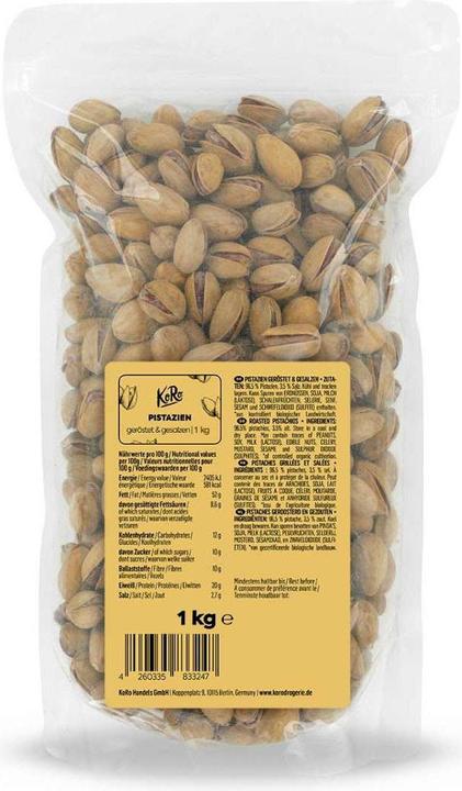 Immagine prodotto KoRo Pistacchi in guscio, tostati e salati (1000 g)