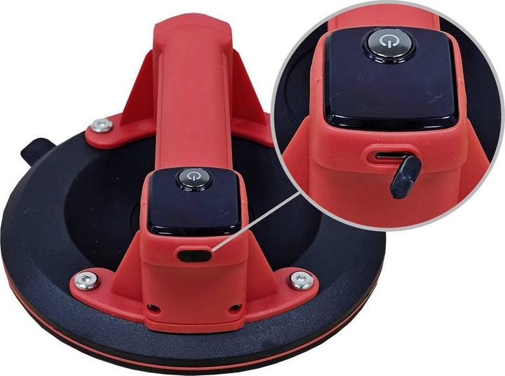Produktbild Heicko PH618A 1-Kopf-Saugheber mit eingebauter elektrischer Vakuumpumpe und -Vak (150 kg)