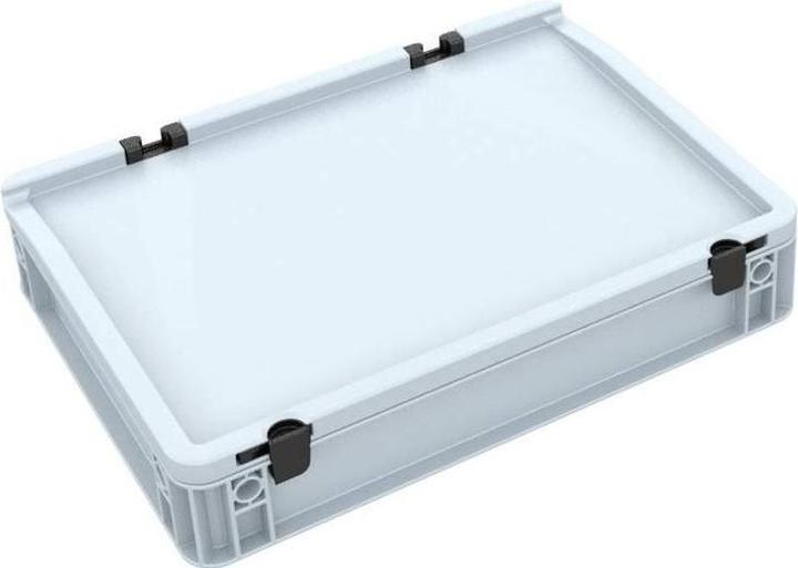 Image du produit Feldherr EB40SET - ED 43/75 HG Bac Euro / Boîte Euro avec couvercle fermé 400 x 300 x 90 mm incl.