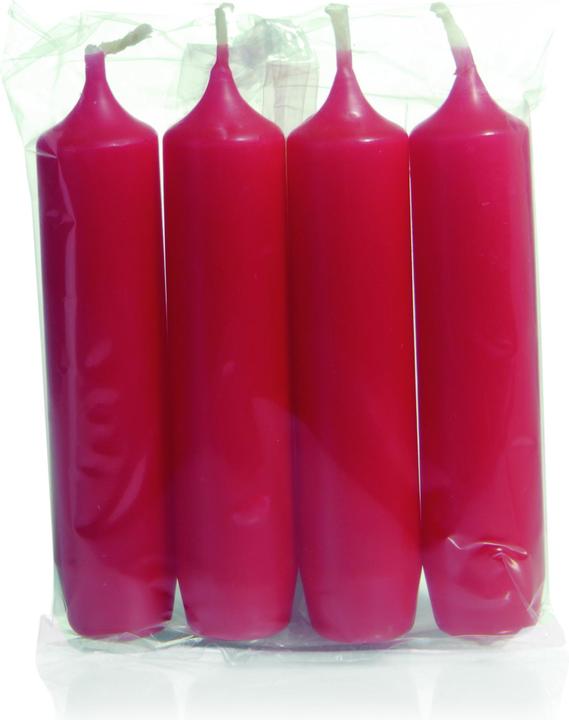 Wiedemann Kerze Advent 10x2,2 cm rot (4 Stk.)