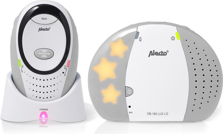 Produktbild Alecto DBX-85GS - DECT Babyphone mit Full ECO-Modus, weiss/Grau (Babyphone Audio, 300 m)