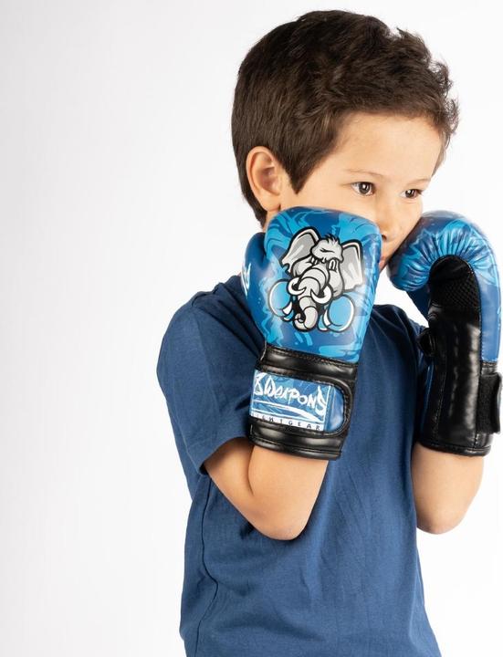 Actual product image 8Weapons 8 WEAPONS Kids Boxing Glove - Jipe blue 6 Oz (6 OZ)
