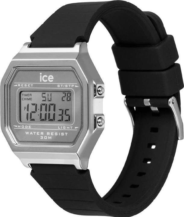 Image du produit ICE Watch ICE-Watch ICE digit retro - Metal silver mirror - Black - Small Montre (32 mm)