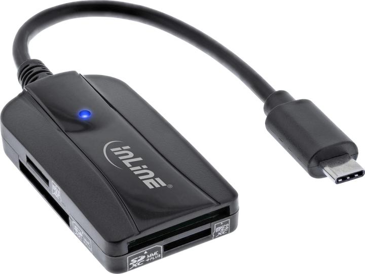 InLine Card reader USB 3.1 USB-C, for SD (USB-C)