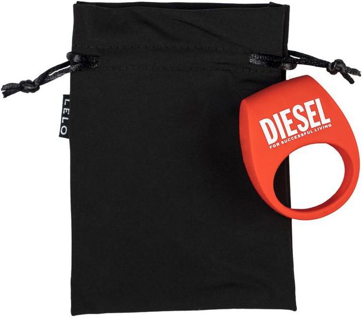 Actual product image LELO x Diesel - TOR 2 Vibrating Cock Ring - Red (2.90 cm)