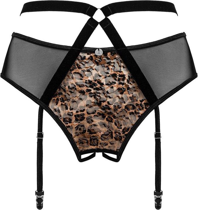 Produktbild Obsessive Allnues Sexy Garter Belt - Leopard Print (S, M, S/M)
