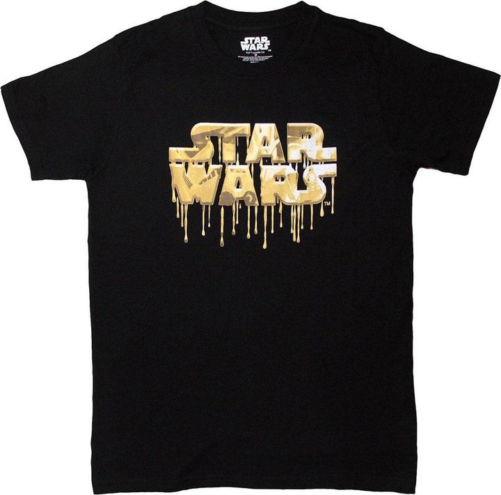 Actual product image Star Wars Unisex Adult Dripping Logo T-Shirt (XXL)