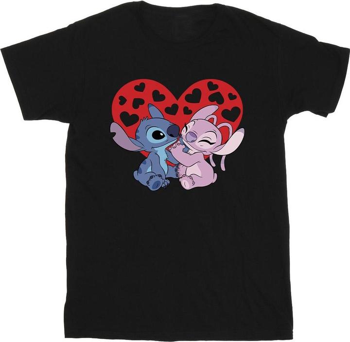 Immagine prodotto Disney Lilo & Stitch Hearts Maglietta Uomo (XXL)
