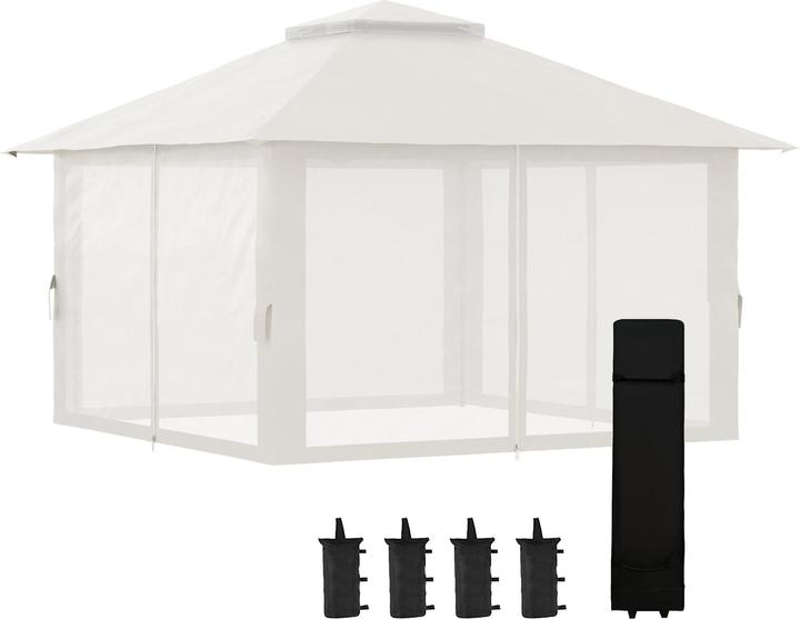 Immagine prodotto Outsunny Padiglione pieghevole con rete (392 cm, 392 cm)