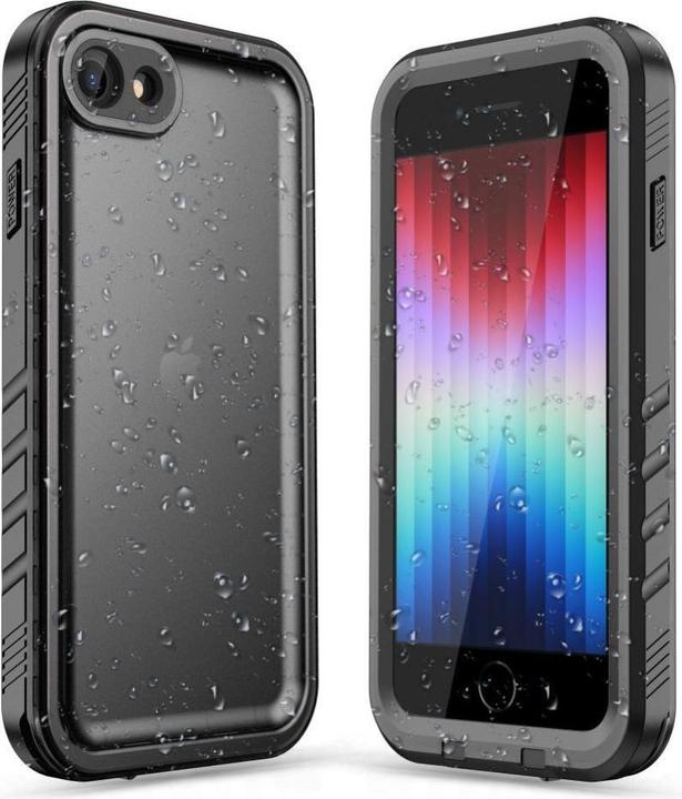 Produktbild Tech Technologie geschützt GEHÄUSE TECHNOLOGIE GESCHÜTZTER KÖRPER IP68 IPHONE 7/8/SE 2020/2022 Schwarz (Apple iPhone 7)