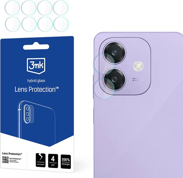 Produktbild 3MK SzkÅo na obiektyw aparatu Lens Protection na Oppo A3 4G (Oppo A40M, Oppo A40)