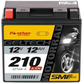 Actual product image Panther Batterien Motorbike battery GEL GT14B-4 12V 12Ah (12 V)