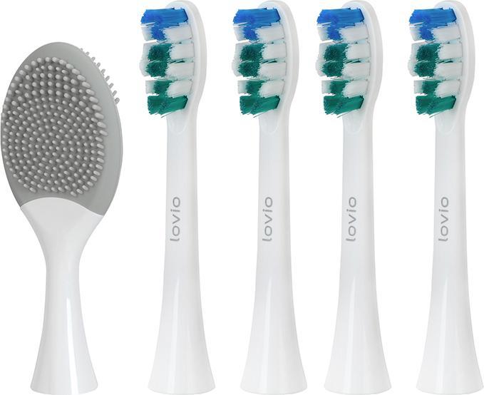 Produktbild Lovio LVTB124WH-HS SonicProtect PRO Toothbrush Heads Soft White (5 x)