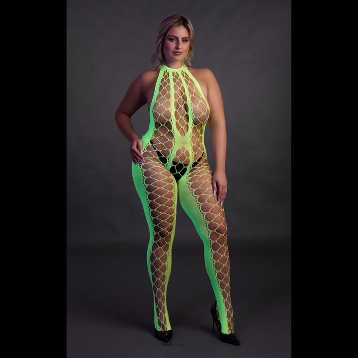 Image du produit Ouch! Bodystocking avec cou de cou (XL, XXL, 3XL)