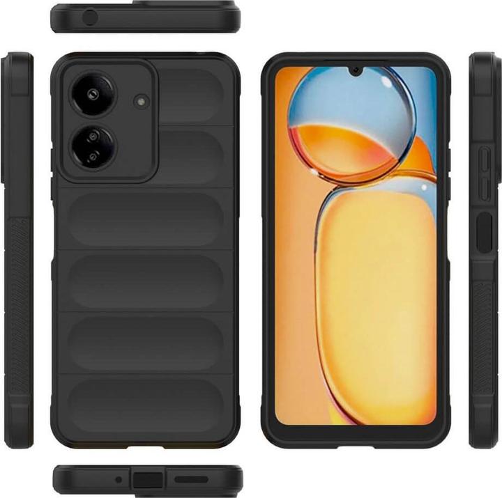 Actual product image Cover-Discount Xiaomi Poco C65 / Redmi 13C - Rugged Cover black (Xiaomi Poco C65, Xiaomi Redmi 13C)