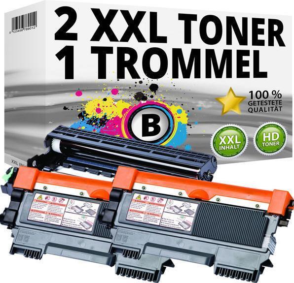 Image du produit Druckfuxx Toner+Trommel kompatibel Brother DCP-7055w 7057 HL-2130 2135w FAX 2840