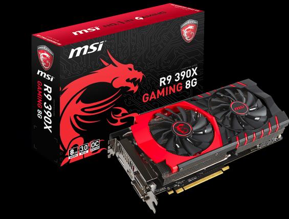 Actual product image MSI R9 390X Gaming 8G (8 GB)