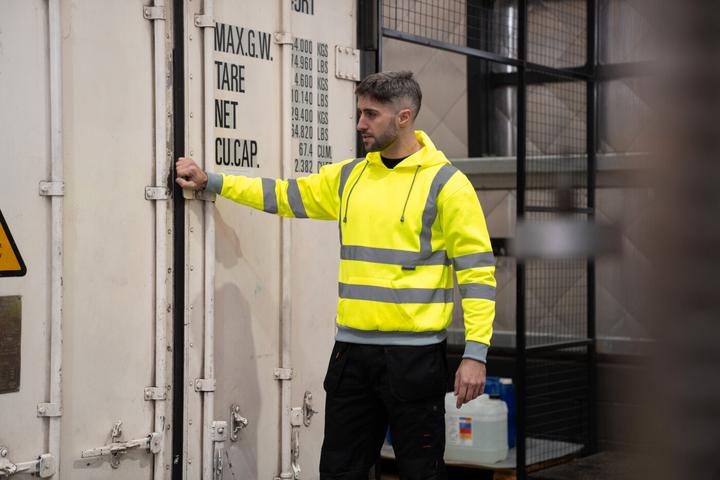 Immagine prodotto Korntex Felpa con cappuccio Hi-Vis (M)