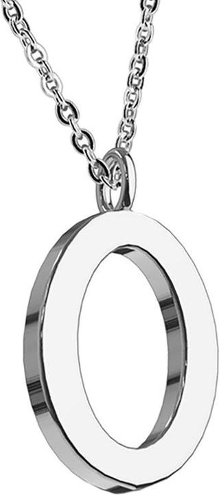Produktbild Star Piercing Kette silber Anhänger Buchstabe O (ohne Messing, Chirurgenstahl 316L)