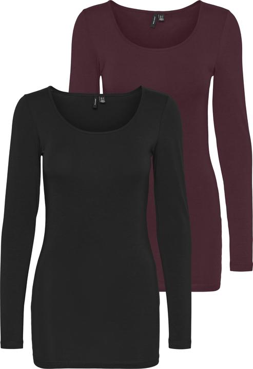 Actual product image Vero Moda 2-pack long sleeve blouse (S)