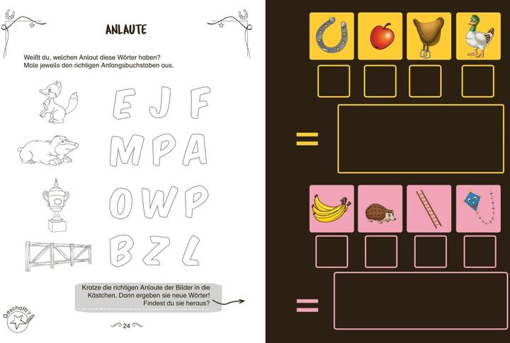 Produktbild Bibi & Tina Krtizel Krazel Lernspass - Erste Buchstaben (Deutsch, Schwager & Steinlein Verlag, 2022)