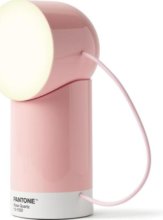 Actual product image Lexon LED Lamp Orbe X Pantone light pink
