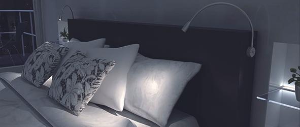 Produktbild L&S LED Bettleseleuchte (195 lm)