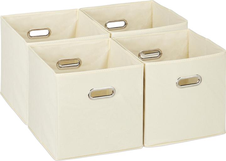 Actual product image Relaxdays 4x storage box (30 x 30 x 30 cm, 26 l)