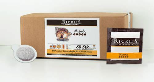 Image du produit RickliS Kaffeerösterei Napoli (80 x Port.)