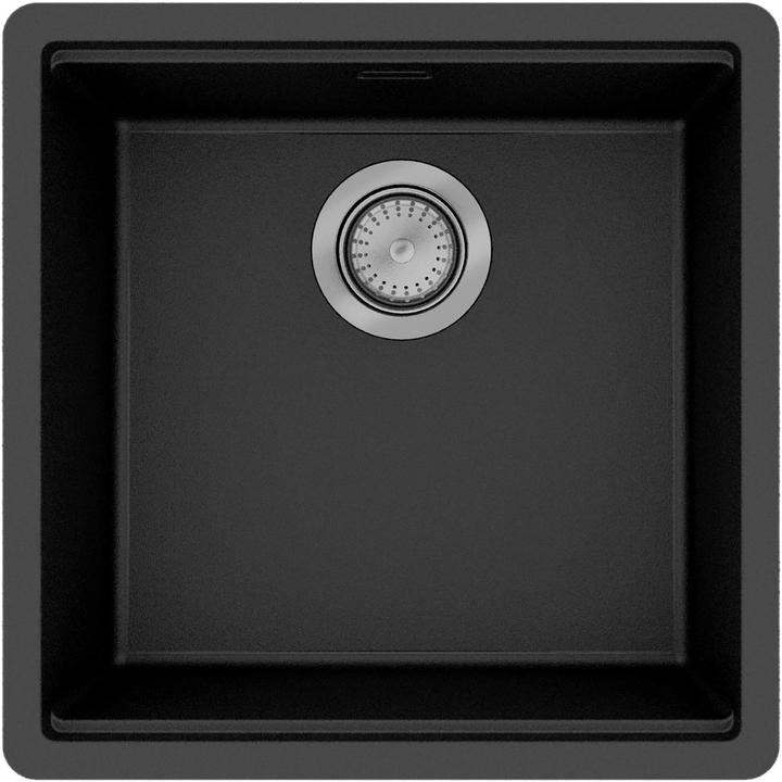 hansgrohe S53 Evier à encastrer SilicaTec, 400x400mm, 43361 (Evier encastré)