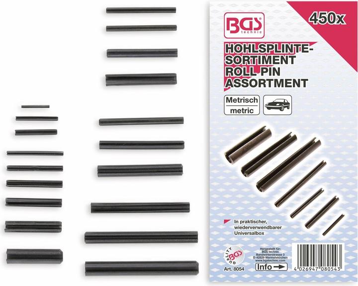 Produktbild BGS Hohlsplinte-/Federstifte-Sortiment