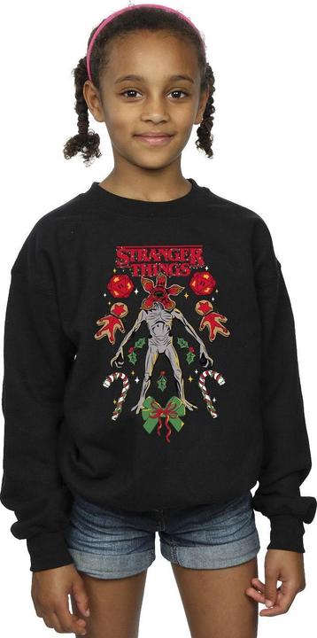 Actual product image Netflix Girls Stranger Things Christmas Demogorgon Sweatshirt (152, 158)