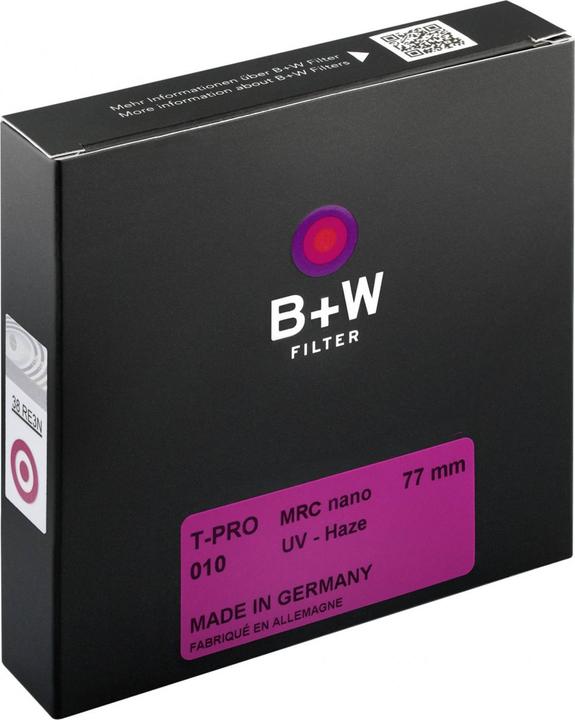 Actual product image B+W T-Pro 010 UV-haze MRC nano 77mm (77 mm, Protection filter, UV filter)