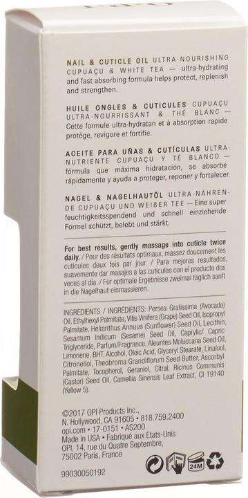 Actual product image OPI Pro Spa - Nail & Cuticle Oil (8.60 ml)